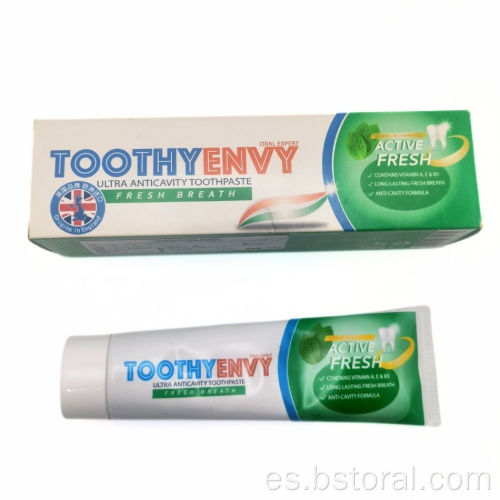 Paste de dientes de blanqueamiento final y control de tártaro de dientes